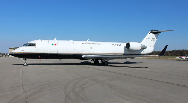 Canadair Regional Jet CRJ-200 (XA-VCX) - An Aeronaves tsm Bombardier CRJ-200ER(SF) on the ramp at Pryor Regional Airport, Decatur, AL - November 18, 2022.