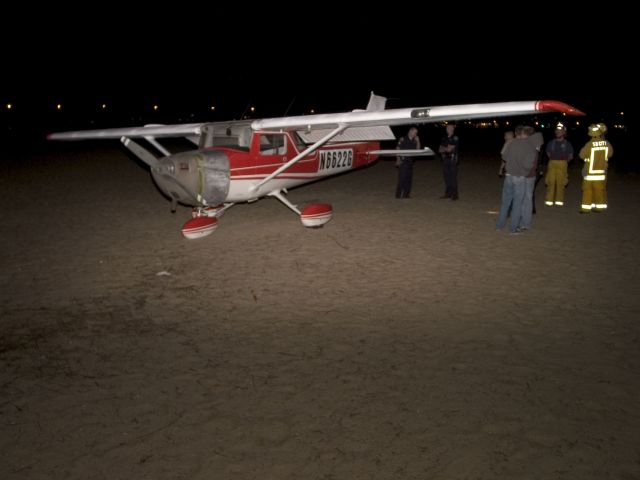 Cessna Commuter (N6622G) - Had engine failure.  Landed on beach.  2004