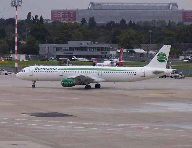 Airbus A321 (D-ASTW) - Photo August 2014 c/n 970