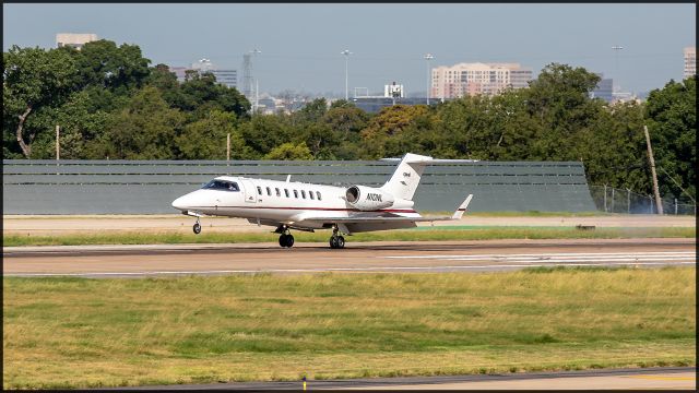 Learjet 45 (N10NL) - Lear Jet 45 landing at Dallas Love Field.