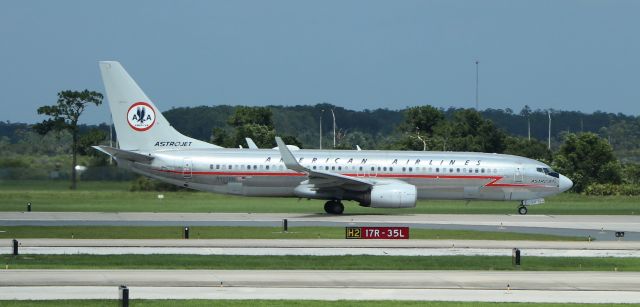 Boeing 737-800 (N905NN) - 6/14/23 Astrojet starts its take-off roll Rwy 17R