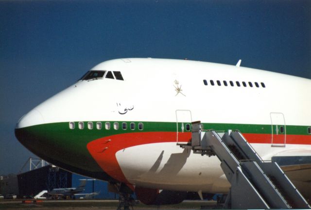 A40SP — - Oman Royal Flight.  Parked at Dallas Love Field.    Scanned from print.