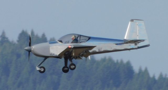 Vans RV-14 (N76VY) - N76VY coming in to land on 17 at CVO 6th February 2021.