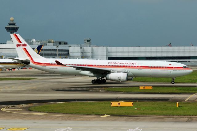 Airbus A330-300 (PK-GHD) - "Brand Logo 1969-1985" Livery Retrojet