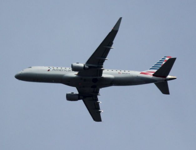 EMBRAER 175 (long wing) (N428YX) - Over Dearborn, Michigan, approaching KDTW