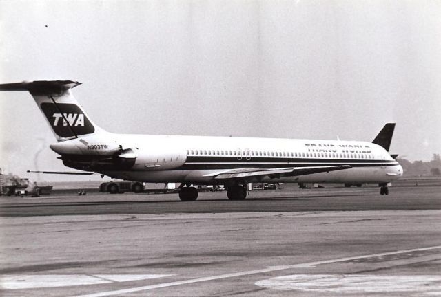 McDonnell Douglas MD-82 (N903TW) - TWA MD-82 at Ontario in the early 1980s