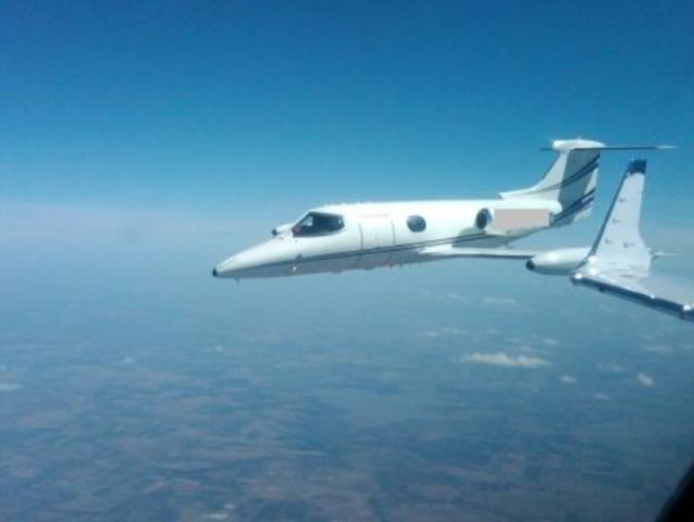 Learjet 24 — - Taken from a Lear 60