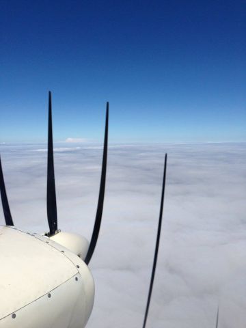 Cessna Executive Skyknight (N4207N) - "On Top"  at 12k, headed home from kdab to 1A6.