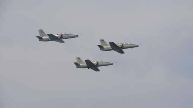 — — - Sri Lanka Air Force(SLAF)- K-8 s performing in the 71st Independence Day fly past.