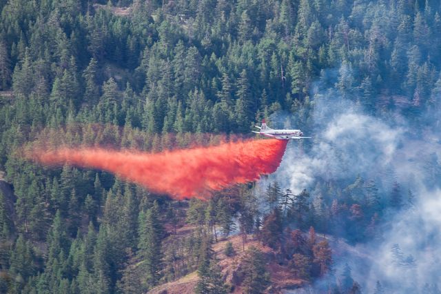 C-FKFL — - Actioning a small forest fire in southern British Columbia.