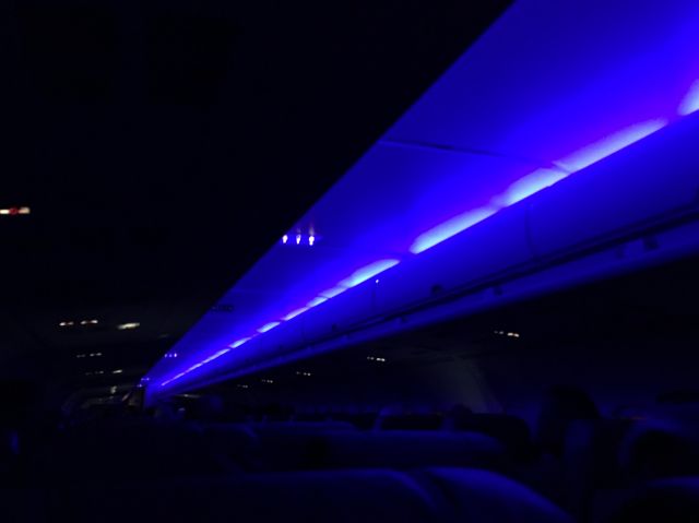 McDonnell Douglas MD-88 — - Mood lighting on the MD-88! In flight GSP-ATL.