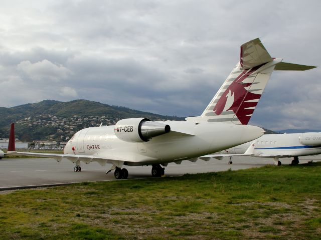 Canadair Challenger (A7-CEB) - 27 fev 2015