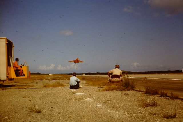 Grumman F9F Panther — - VC-8 Recovery of F9F Drone, Roosevelt Roads, PR (1964)