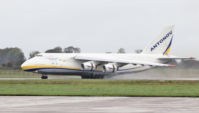 Antonov An-124 Ruslan (UR-82007) - adb an-124-100m ur-82007 landing at shannon from dubai 27/10/21.