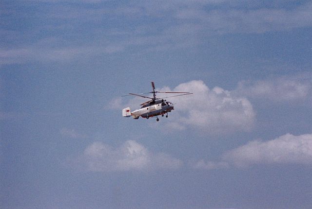 — — - Russian Air Force copter doing a fly by at an Air Power Air Show in KOKC