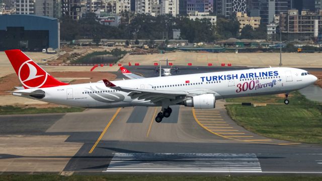 TC-LNC — - Turkish Airlines (300th Aircraft Sticker).