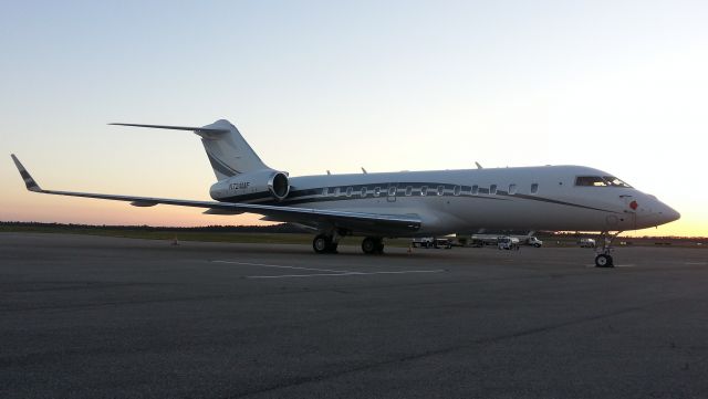 Bombardier Global 5000 (N724MF) - Global Express at sundown