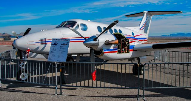 Beechcraft Super King Air 200 (N185XP) - N185XP 1979 Beech B200 King Air C/N BB-952 Aerial Measuring System Aircraft United States North Las Vegas Government - Las Vegas - Nellis AFB (LSV / KLSV)br /Aviation Nation 2016 Air Showbr /USA - Nevada, November 12, 2016br /Photo: TDelCoro