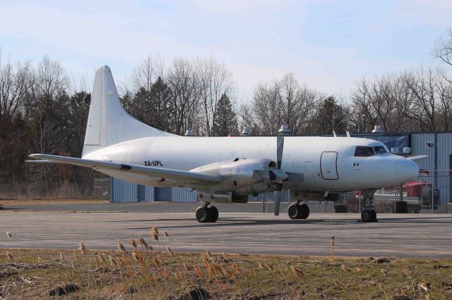 CONVAIR CV-580 (XA-UPL) - A familiar airframe with yet another registration. This Convair was first delivered to Hawaiian Airlines in 1952 and has undergone several registration changes since. One of them was N584E as seen in the database. It is now registered under Air Tribe and was seen at Toledo Express Airport (TOL/KTOL) Ohio-USA on 25 Mar 2018. It’s good to see her still flying.