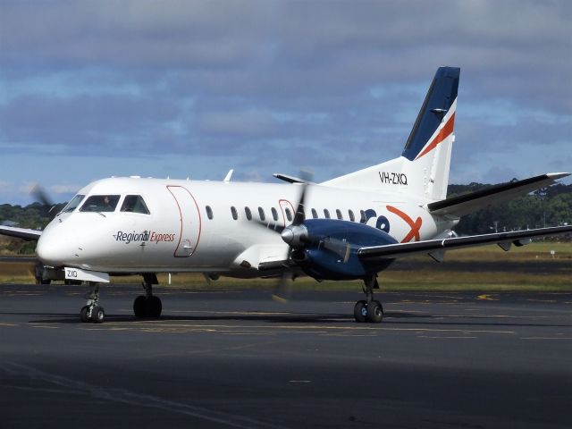 Saab 340 (VH-ZXQ) - Regional Express Saab 340B VH-ZXQ (msn 423) at Wynyard Airport Tasmania Australia. 31 January 2022.