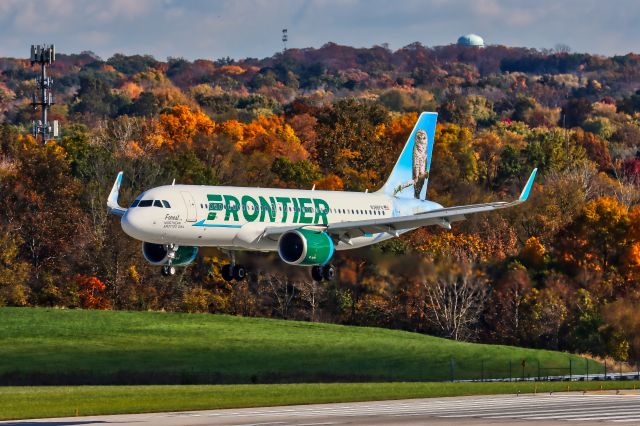 Airbus A320 (N386FR) - Columbus, Ohio - November 2nd, 2021