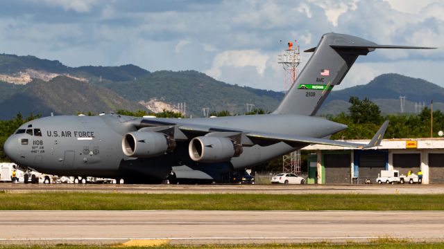 Boeing Globemaster III (02-1108) - Reach 911 Departing Ponce 