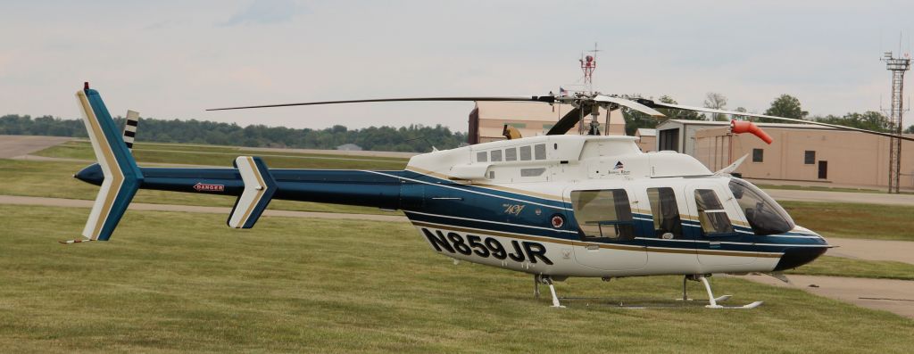 Bell 407 (N859JR) - Parked on ramp... April 2012...