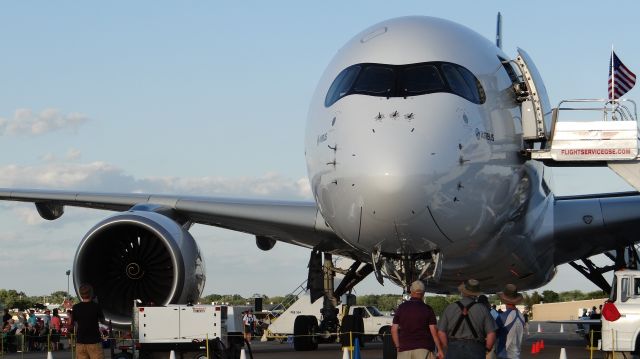 Airbus A350-900 (F-WWCF) - A massive Airbus A350 on display at EAA AirVenture 2015!