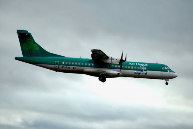 ATR ATR-72 (EI-FAS) - Taken from Carpark 5Taken from Carpark 5