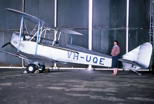 VH-UQE — - AVRO 594 AVIAN MK.IV - REG VH-UQE (CN 531) - PARAFIELD AIRPORT ADELAIDE SA. AUSTRALIA - YPPF (18/4/1978)