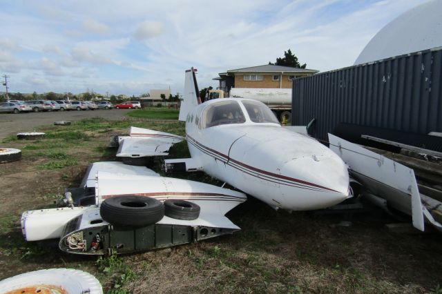 Cessna 421 (ZK-WLG) - ZK-WLG was damaged in a landing incident at Auckland International in 1991. What happened since then that resulted in the airframe and wings being taken to Parakai is beyond me.