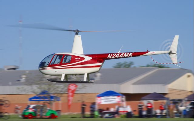 N244MK — - N244MK landing in Camp Mabry, Austin Texas, for the American Heroes airshow.