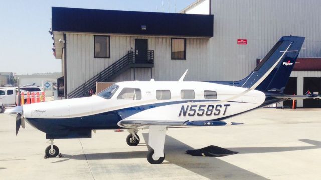 Piper Malibu Mirage (N558ST) - This picture was taken at KLGB in June 2014