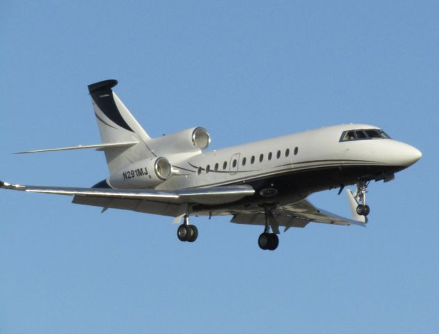 Dassault Falcon 900 (N291MJ) - Landing RWY 20R