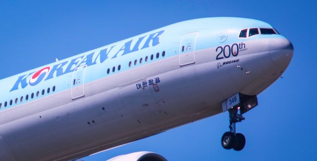 BOEING 777-300ER (HL8346) - "200th Boeing Aircraft" sticker       br / 7-7-2024