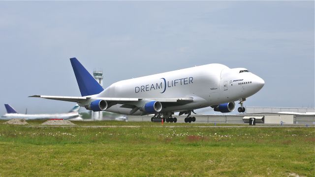 Boeing 747-400 (N249BA) - GTI4512 on rotation from runway 16R for a flight to RJGG/NGO on 5/8/12.