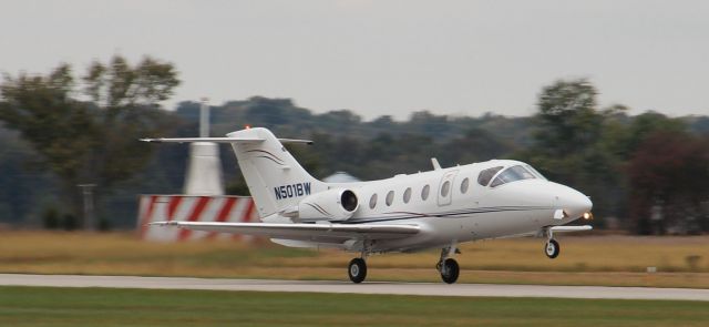 Beechcraft Beechjet (N501BW) - Departing rwy 09, fall of 2016....