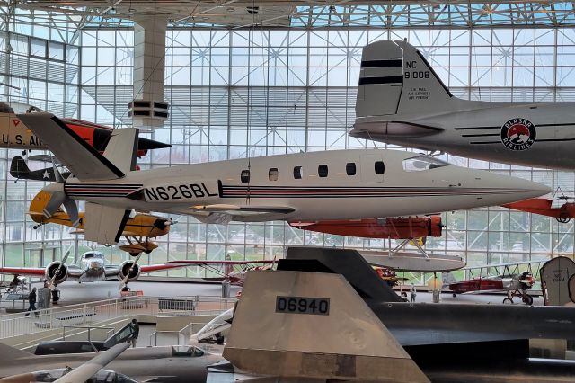 Experimental 100kts-200kts (N626BL) - Lear Fan on display at the Museum of Flight.