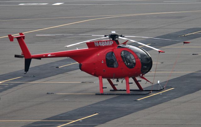 MD Helicopters MD 500 (N48MP) - Parked near El Aero at Carson City