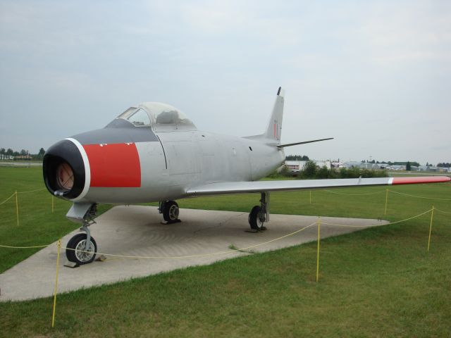 North American F-86 Sabre — - RCAF Canadair CF-86 at Wetaskiwin, AB