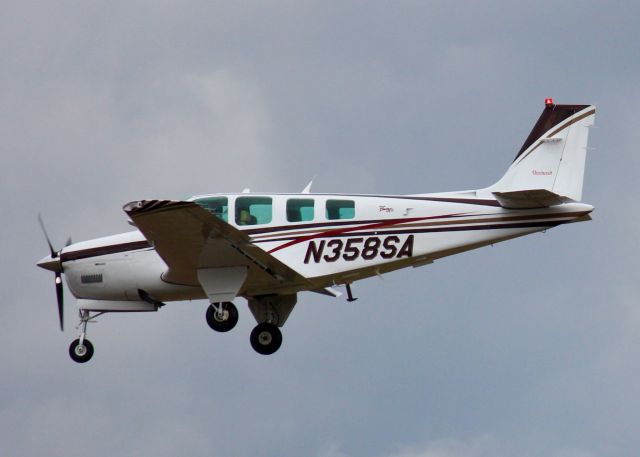 Beechcraft Bonanza (36) (N358SA) - At Shreveport Regional. 1998 Raytheon Aircraft Company A36