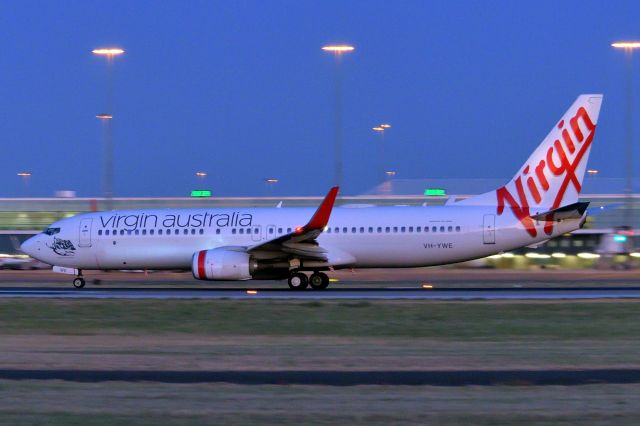 Boeing 737-800 (VH-YWE) - Feb 6, 2020, 0624 hrs. The morning exodus continues.