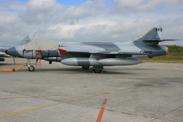 C-GZIB — - Hawker Hunter F.58A, Apache Aviation, Landivisiau Naval Air Base (LFRJ)