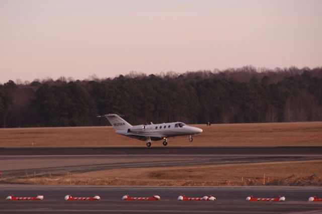 Cessna Citation CJ1 (N525KN) - N525KN on take-off roll at Raleigh-Durham