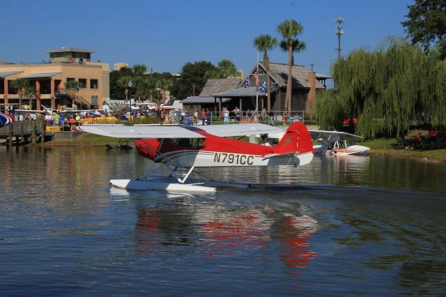 Piper L-21 Super Cub (N791CC) - Seaplane Fly-In 10-26 at Tavares Seaplane port in Florida