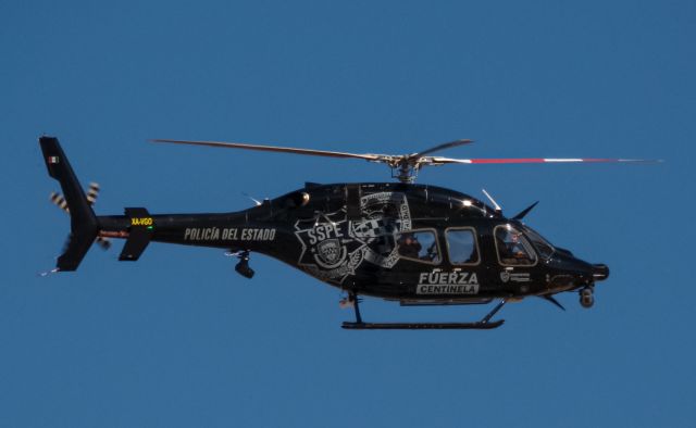 Bell 429 GlobalRanger (XA-VGO) - Estaba cerca del aeropuerto, el helicóptero estaba haciendo un operativo de reconocimiento 