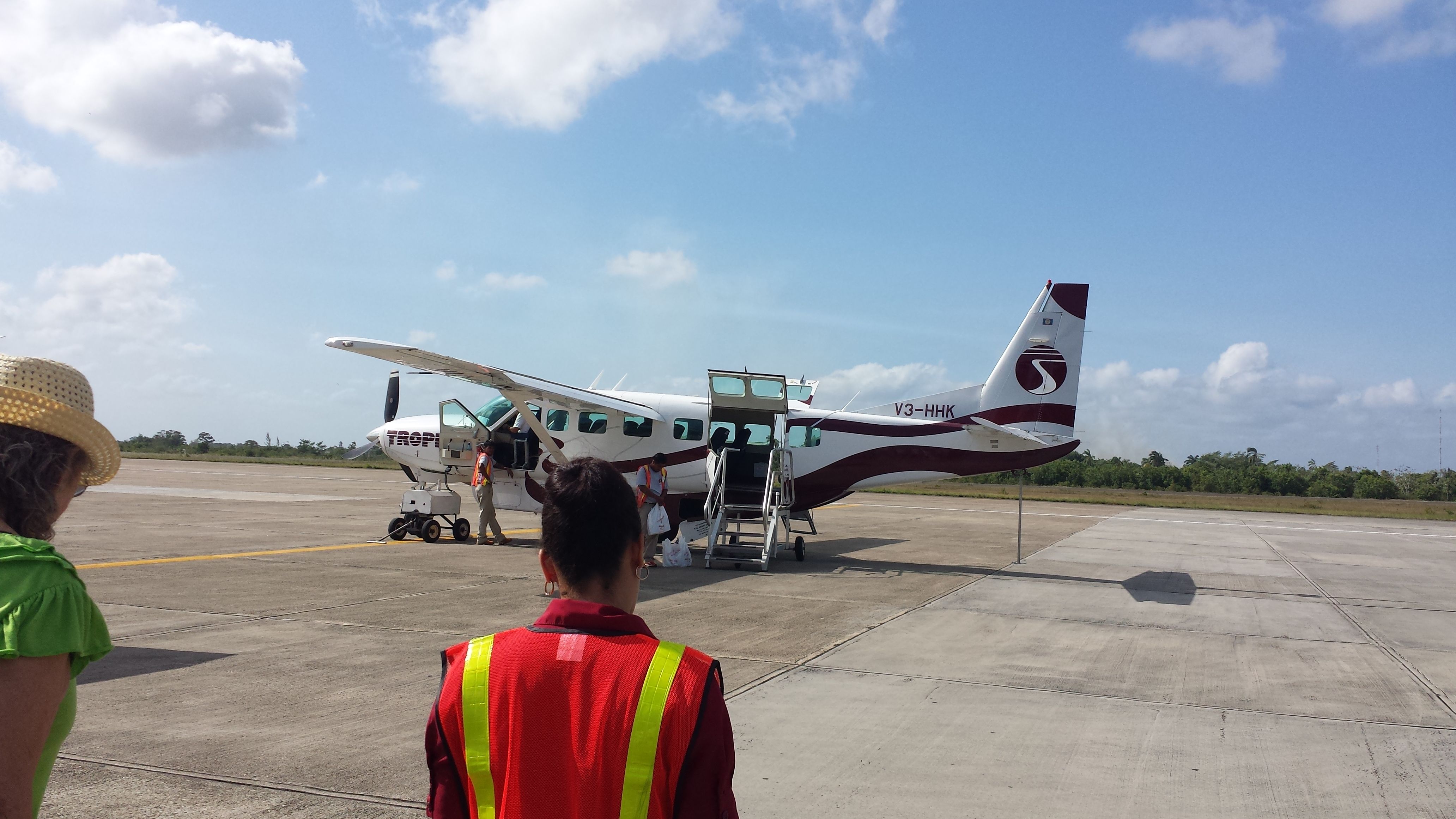 Cessna Caravan (V3-HHK) - Boarding a Tropic air flight from MZBZ to San Pedro - 9/12/2015