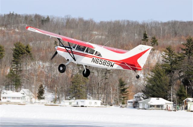 MAULE MT-7-260 Super Rocket (N6589W) - Alton Bay NH 02/13/21 Ice runway !