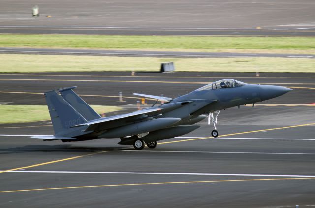 McDonnell Douglas F-15 Eagle (84-0020) - Newest addition to the 123d FS fleet arrives at PDX