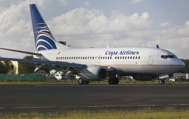 Boeing 737-700 (HP-1528CMP) - 1st time in st Martin